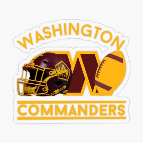 washington commanders helmet  Sticker for Sale by FunkyBaller