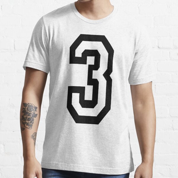 NUMBER 3. TEAM SPORTS, THREE, 3rd, THIRD, Competition, Tri, Triple. Essential T-Shirt