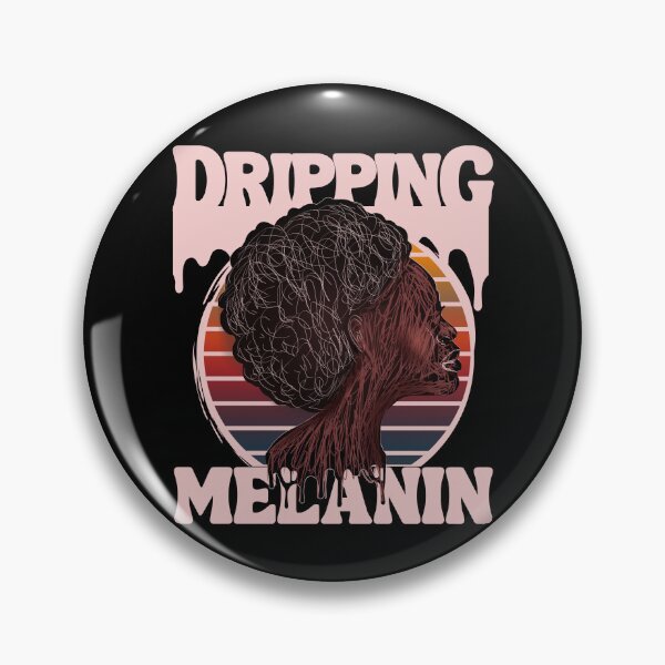 Artikelvorschau, Afro Black Woman- Tropfendes afrozentrisches Melanin-Design entworfen und verkauft von Designs By YL.
