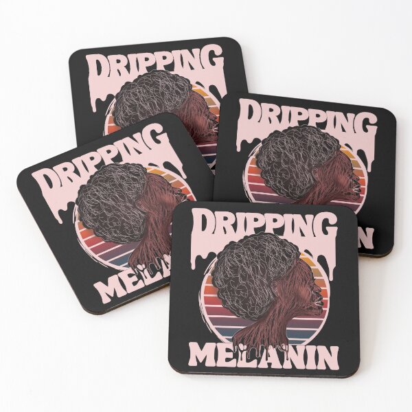 Item preview, Afro Black Woman- Dripping Melanin Afrocentric Design designed and sold by Designs By YL.