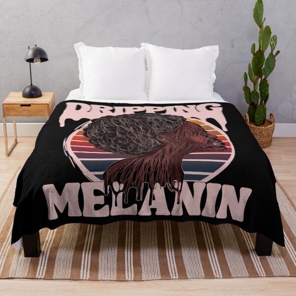 Item preview, Afro Black Woman- Dripping Melanin Afrocentric Design designed and sold by Designs By YL.