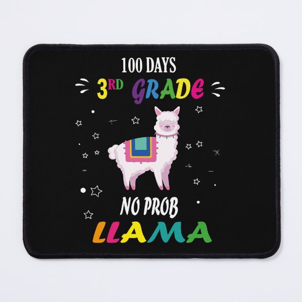 Item preview, 100 days 3rd grade no prob llama, No Prob Llama | Alpaca Lover | Cute Llama | Nature Lover | Llama Silhouette Tee designed and sold by SimoSaladain.