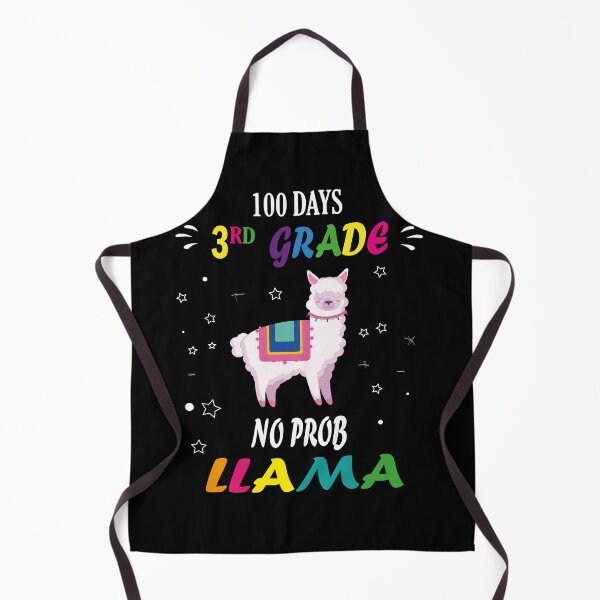 Item preview, 100 days 3rd grade no prob llama, No Prob Llama | Alpaca Lover | Cute Llama | Nature Lover | Llama Silhouette Tee designed and sold by SimoSaladain.
