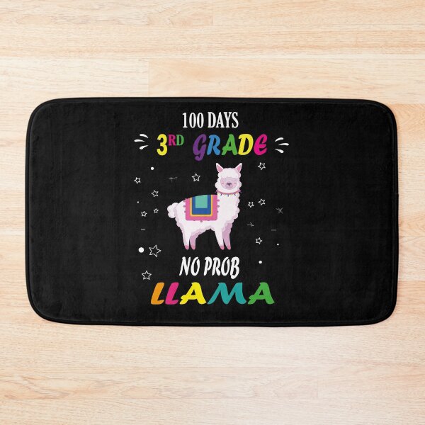 Item preview, 100 days 3rd grade no prob llama, No Prob Llama | Alpaca Lover | Cute Llama | Nature Lover | Llama Silhouette Tee designed and sold by SimoSaladain.
