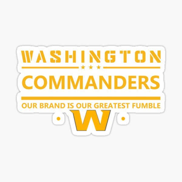 Washington Commanders-Washington Commanders Football Lover Gift Idea -  Washington Commanders Lover C Sticker for Sale by FunkyBaller