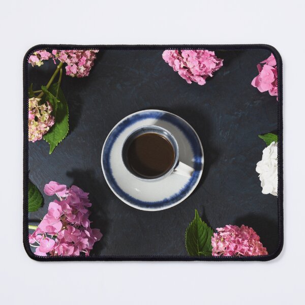 Item preview, Coffee cup with hydrangea flowers designed and sold by Anna Khomulo.