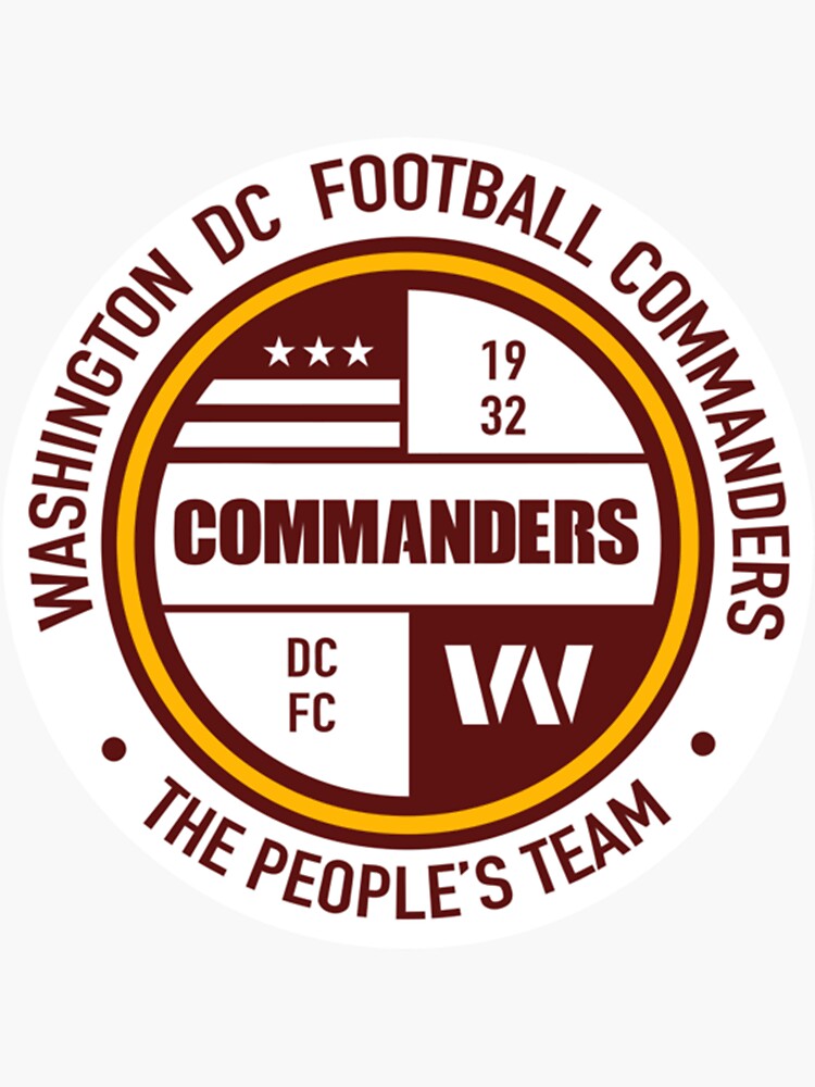 Washington Commanders-Washington Commanders Football Lover Gift Idea - Washington  Commanders Lover C Sticker for Sale by FunkyBaller