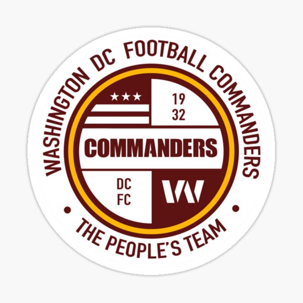 Washington Commanders-Washington Commanders Football Lover Gift Idea - Washington  Commanders Lover C Sticker for Sale by FunkyBaller