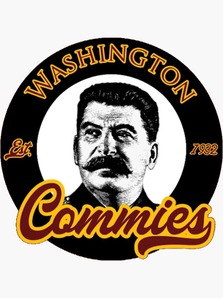 Washington Commies Meme - Retro Vintage Political Humor | Sticker