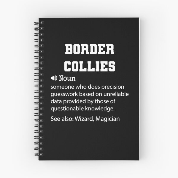 Artikelvorschau, Border-Collie-Definition, lustiges Border-Collie-Zitat, cooles Geschenk für Border-Collie-Liebhaber entworfen und verkauft von ZAstore.