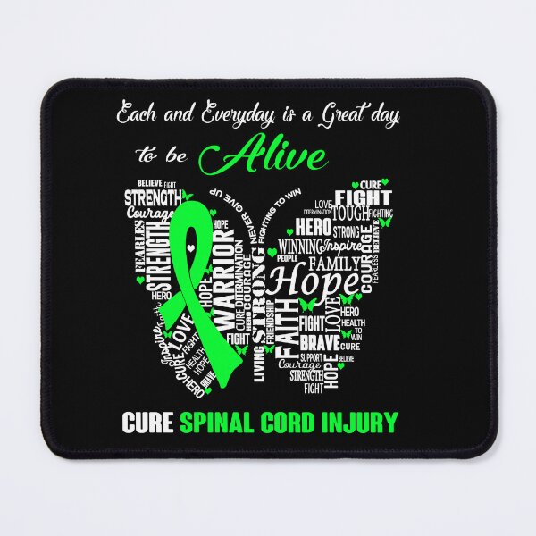 Item preview, Butterfly Ribbon Cure Spinal Cord Injury Awareness designed and sold by Tadmab.