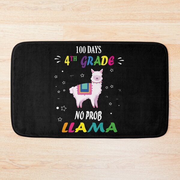 Item preview, 100 days 4th grade no prob llama, No Prob Llama | Alpaca Lover | Cute Llama | Nature Lover | Llama Silhouette Tee designed and sold by SimoSaladain.