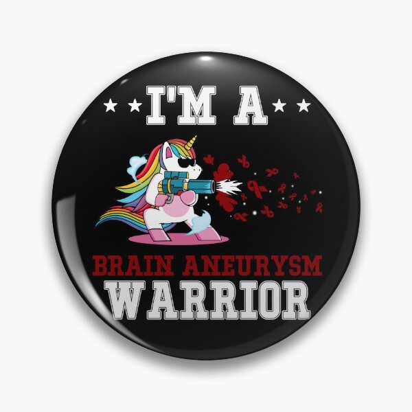 Item preview, Funny Unicorn I'm A Brain Aneurysm Warrior designed and sold by heppenp.