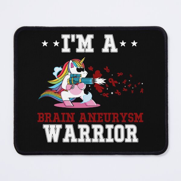 Item preview, Funny Unicorn I'm A Brain Aneurysm Warrior designed and sold by heppenp.