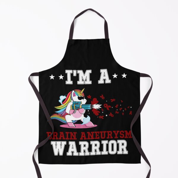 Item preview, Funny Unicorn I'm A Brain Aneurysm Warrior designed and sold by heppenp.