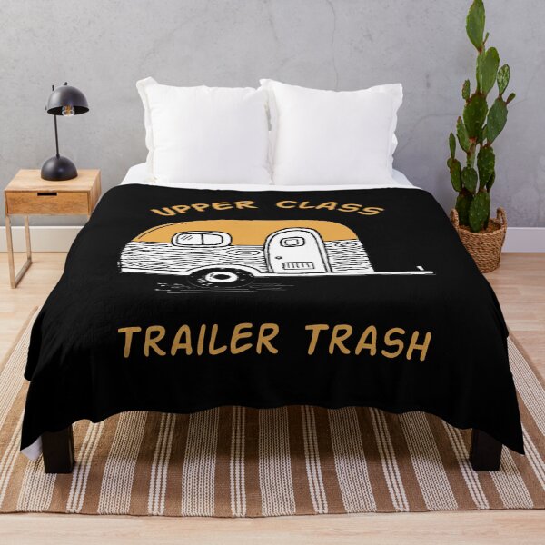 Item preview, Rv Camping Car Funny Quote - Upper Class Trailer Trash designed and sold by Outdoorsy World.