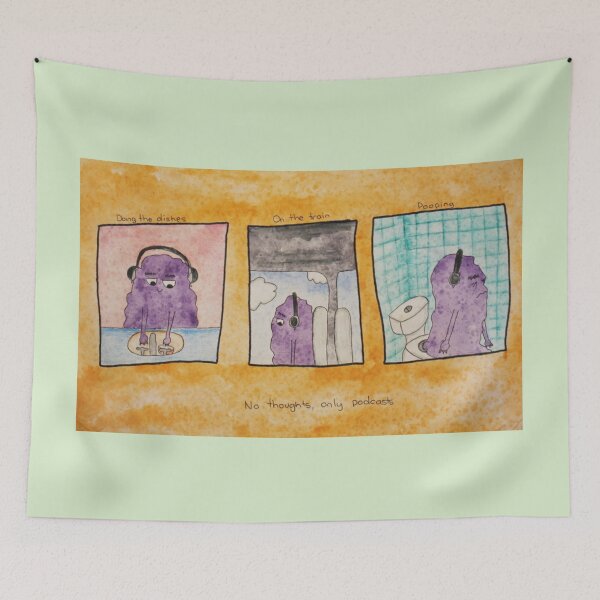 Item preview, No thoughts, only podcasts! designed and sold by HFGjewels.