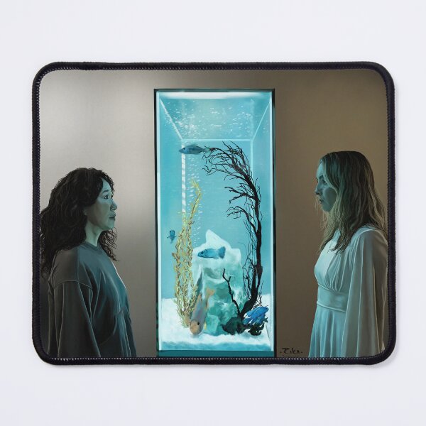 Item preview, Scorpion and the frog fable Villanelle & Eve Killing Eve Season 4 designed and sold by rikiiart.