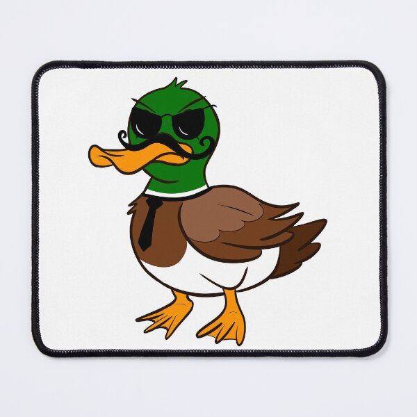 Item preview, Undercover Duck Cartoon Drawing designed and sold by SparkyMae.
