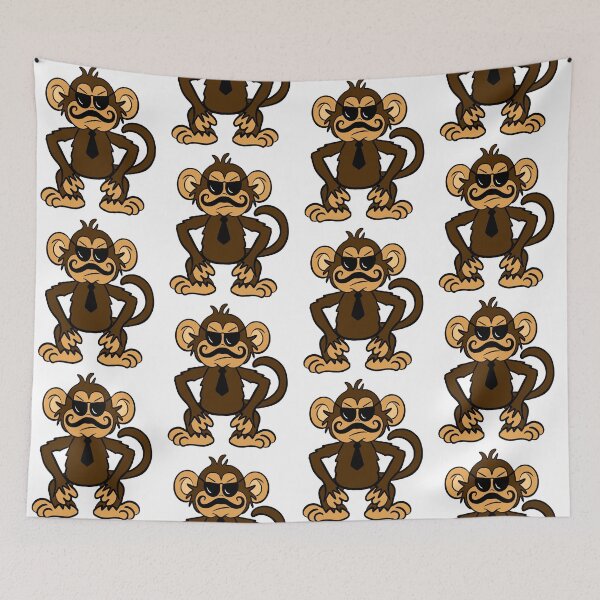 Item preview, Undercover Monkey Cartoon Drawing designed and sold by SparkyMae.
