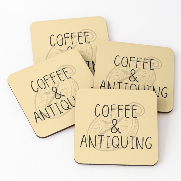 Item preview, Coffee & Antiquing Funny shirt men gift women gift designed and sold by InnovantDesigns.