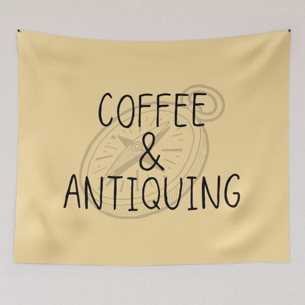 Item preview, Coffee & Antiquing Funny shirt men gift women gift designed and sold by InnovantDesigns.