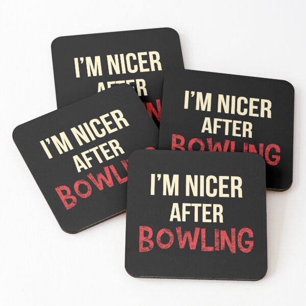 Item preview, I'm Nicer After Bowling designed and sold by OutcastBrain.
