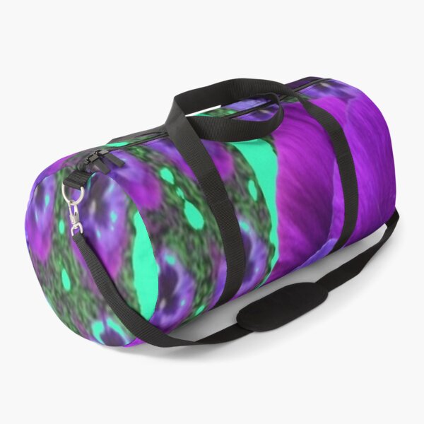 Item preview, GREEN ART PURPLE PANSIES ABSTRACT PATTERN STRIPES designed and sold by sharlesart.