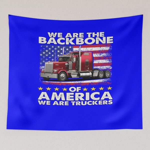 Item preview, Big Rig Trucker We Are The Backbone Of America  designed and sold by fantasticdesign.
