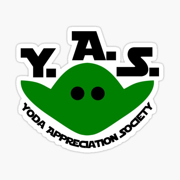 Vista previa del artículo con la obra «Sociedad de apreciación de Yoda», diseñado y vendido por gioni.