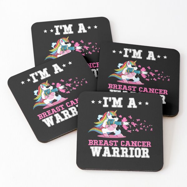 Item preview, Funny Unicorn I'm A Breast Cancer Warrior designed and sold by heppenp.