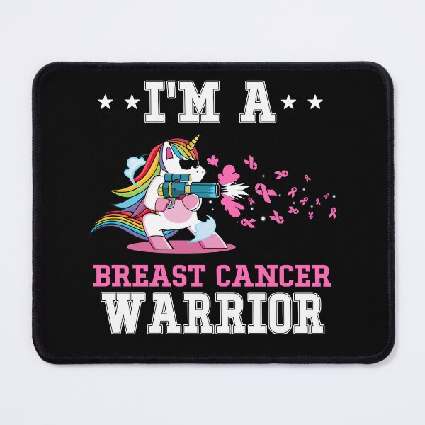 Item preview, Funny Unicorn I'm A Breast Cancer Warrior designed and sold by heppenp.
