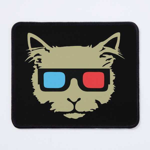 Item preview, Cat with 3d glasses designed and sold by BandiRock.