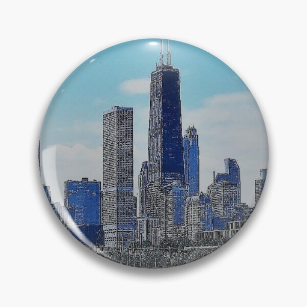 Item preview, John Hancock Building from Navy Pier designed and sold by PompanoTShirts.