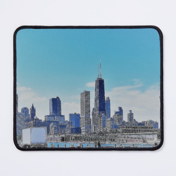 Item preview, John Hancock Building from Navy Pier designed and sold by PompanoTShirts.