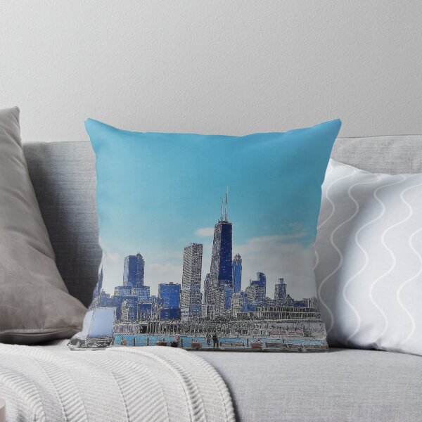 Item preview, John Hancock Building from Navy Pier designed and sold by PompanoTShirts.