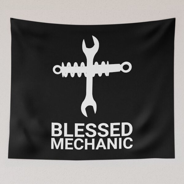 Item preview, Blessed Mechanic designed and sold by TooFlyDesign.