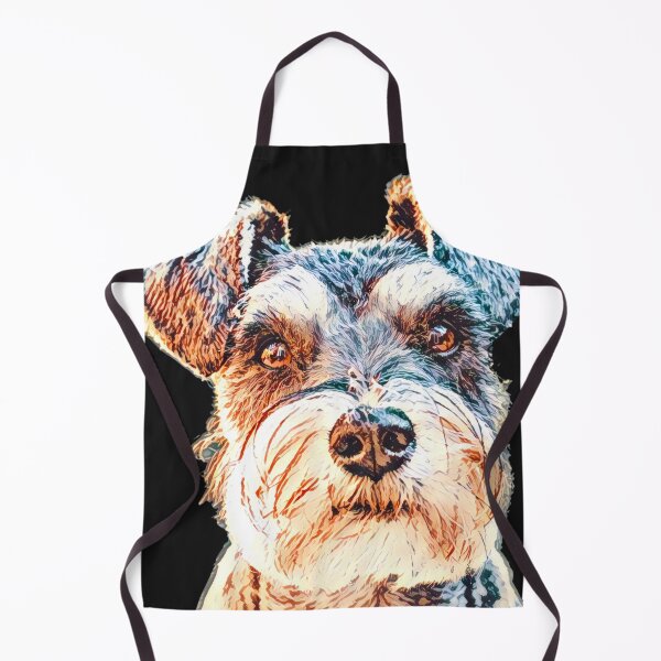 Artikelvorschau, Schnauzer-Welpen-Gesicht entworfen und verkauft von RiserTees.