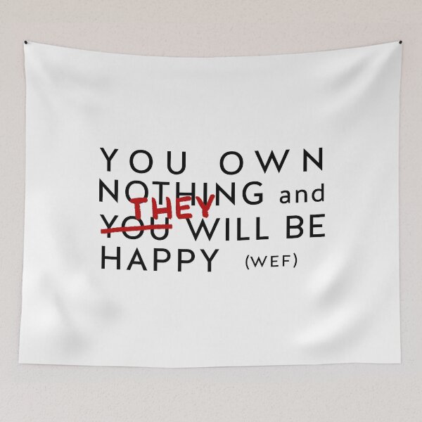 Item preview, You own nothing and you will be happy designed and sold by deynaaz.