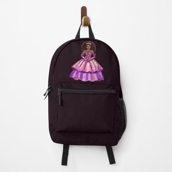Item preview, Princess - Black Afro Princess in purple floral ballgown! beautiful black girl with Afro hair, brown eyes and dark brown skin. Hair love ! designed and sold by Artonmytee.