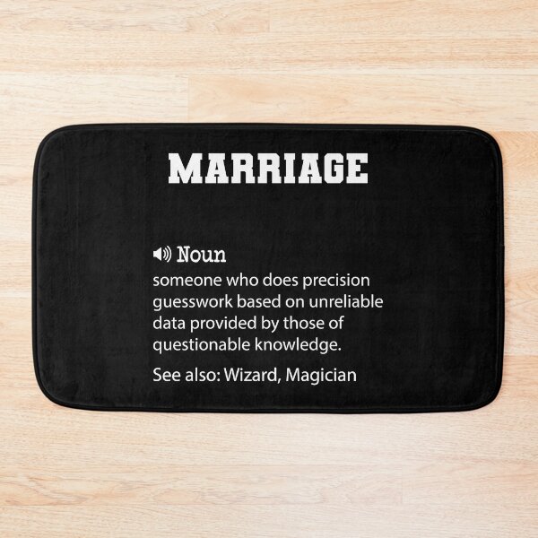 Item preview, Marriage Definition, Funny Marriage Quote, Cool gift for Marriage lover designed and sold by ZAstore.