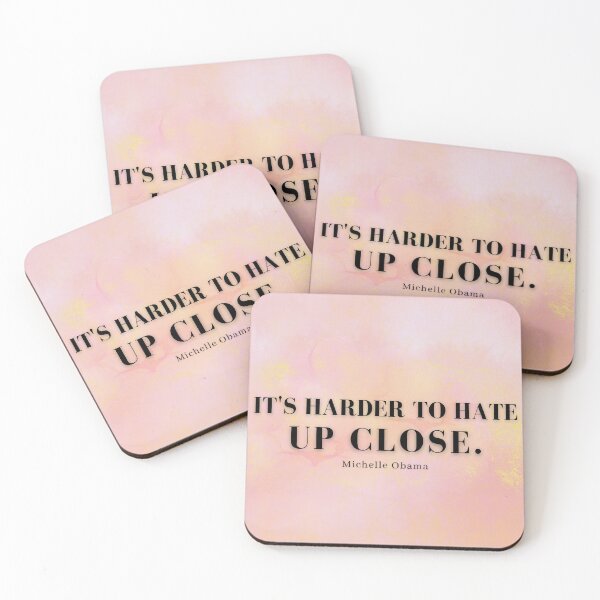 Item preview, It's Harder to Hate Up Close - Pink designed and sold by Corrie Mick.