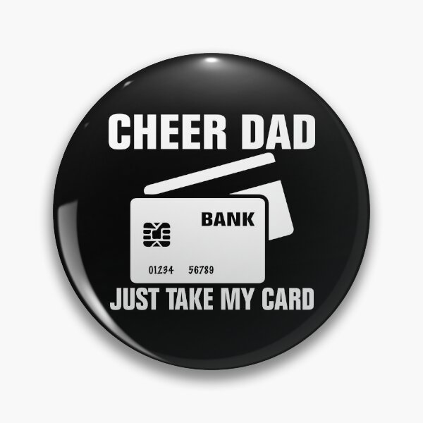 Artikelvorschau, Cheer Dad Nimm einfach meine Karte entworfen und verkauft von TooFlyDesign.