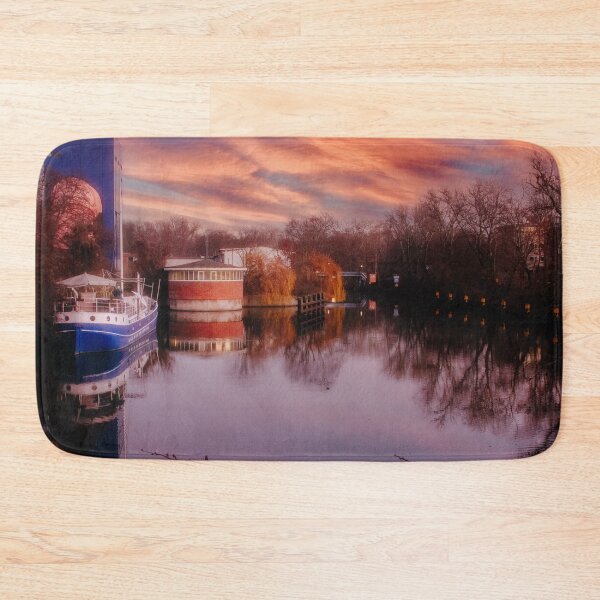 Item preview, Sunset at lake in Berlin designed and sold by CrazyShutter.