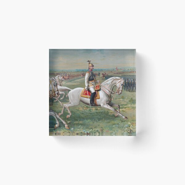 Item preview, Kaiser Wilhelm II On Horseback Leading Troops designed and sold by warishellstore.