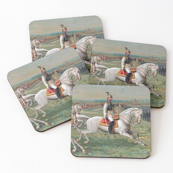 Item preview, Kaiser Wilhelm II On Horseback Leading Troops designed and sold by warishellstore.