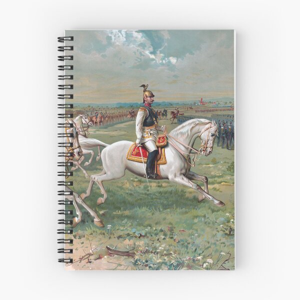 Item preview, Kaiser Wilhelm II On Horseback Leading Troops designed and sold by warishellstore.