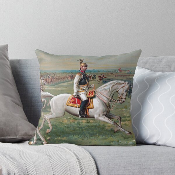 Item preview, Kaiser Wilhelm II On Horseback Leading Troops designed and sold by warishellstore.