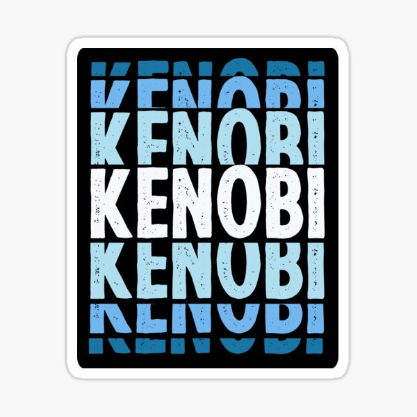 Vista previa del artículo con la obra «Kenobi», diseñado y vendido por ChrisMichaelis.