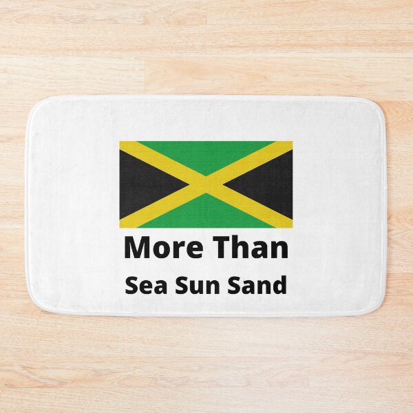 Item preview, Jamaica flag "More than sea sun sand" designed and sold by Giographix.